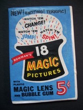 🌟 1955 Bowman Magic Pictures Factory Sealed Wax Pack 🌟 Lens picture