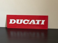 Ducati 888 916 851 Desmo Desmoquatto Motorcycle Metal Sign Hi Gloss picture
