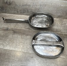 Vintage 1945 U.S. Army Mess Kit - No Utensils, Stainless Steel picture