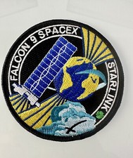 STARLINK SATELLITE PROGRAM FALCON 9 MISSION PATCH EDITION 2024 3””.5”USA picture