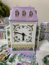The Lenox Village Clock Porcelain Vintage - Non Working picture