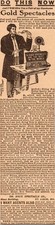Dr Haux Spectacle Co Gold Spectacles St Louis MO 1906 Minneapolis Ad 5AL1-1 picture