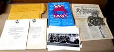 RARE 1980s Wavy Gravy Nobody For President Poster Woodstock Times Hippie Lot picture