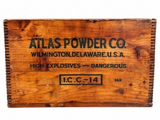 APCODYN No. 17D Vintage Wood Box w/ Lid Atlas Explosives 1955 50 lb picture