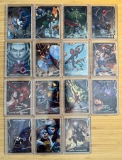 2022 UD Marvel Masterpieces BATTLE SPECTRUM Complete Set 15 Cards #BS1-15 picture