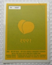 Vtg 1995 Oregon Country Fair OCF Vehicle Pass *Unused* Authentic Rare Collector picture