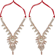 Set of 2 Mala God Idol for Laddu Gopal Radha Krishna Deity Jewellery-(3.5