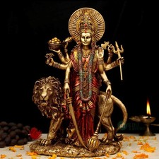 Durga Maa Statue Amba Statue Best Gift for Mothers Durga with Lion Home Decor picture