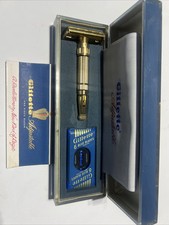 1960 Gillette Gold Adjustable 1-9 Toggle F-4 w/ Box picture