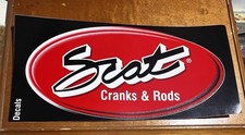 Vintage SCAT Crankshafts Redondo Beach California Advertising Sticker Decal Auto picture