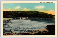 Lower Falls Rumford Maine ME Postcard picture