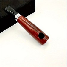 1pc Rosewood Tobacco Pipe Straight Stem Small Handmade Smoking Pipe Filter picture