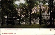 Postcard~Flint Michigan~Oak Grove Sanitarium~Posted 1907 picture
