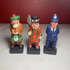 Bounty Arts Figurines Lot 3 British Characters Bobby Beefeater Scot  picture