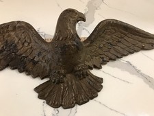Metal American Eagle Plaque Vintage 23” picture