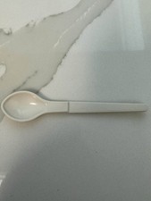 Vintage Tupperware Hang-On Baby Spoon 1208 Condiment Jar White NOS picture