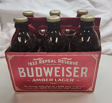 Budweiser 1933 Repeal Reserve Six Pack with Cardboard Bottle Carrier picture
