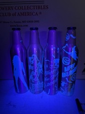 Bud Light Black Light Aluminum Bottles  picture