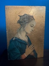 Fra Filippo Lippi's Madonna at the Bedside Wooden Plaque picture