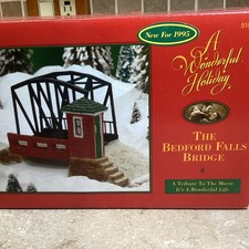 It's a Wonderful Life Holiday Village -  The Bedford Falls Bridge  -NEW picture