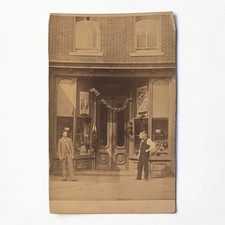 Antique 1900s Drug Store Photograph Pharmacy Apothecary 4.25X6.5 Quack Medical picture