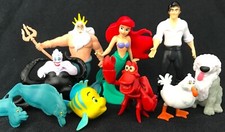 LITTLE MERMAID Figure Play Set DISNEY PVC TOY Ariel SEBASTIAN Flounder URSULA picture