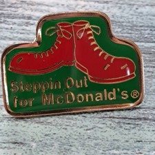 McDonald's Associate Employee Pin - Stepping Out For McDonald's Red Shoes picture