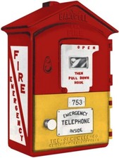 1957 Style GAMEWELL Fire Alarm Box DIECUT NEW 28