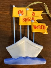 WDCC Disney It's a Small World After All Ornament Icons Boat with flags picture