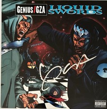 GZA SIGNED LIQUID SWORDS VINYL LP WU TANG CLAN GENIUS RARE HIP HOP - BECKETT COA picture
