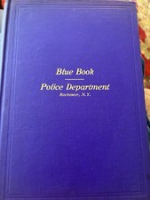 1911 BLUE BOOK OF THE ROCHESTER N.Y. POLICE DEPARTMENT , 359 PAGES picture