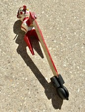 Vintage Carnival Circus Clown Game Wood Rocks Back & Forth picture