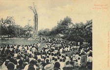 Vintage Fiji Postcard: Marriage of a Fijian Chief - J.W. Waters Suva picture