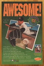 1997 Denny's MLB Baseball 3-D Trading Cards Print Ad/Poster Ken Caminiti Art 90s picture
