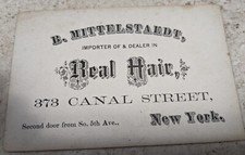 *SCARCE* 1860'S VTG TRADE CARD IMPORTERS / DEALERS OF
