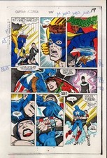 Original 1984 Captain America 295 color guide art page 19: Marvel Comics Nomad picture