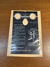 Stereopticon 707 Foldable Stereo Viewer By Taylor-Merchant USA picture