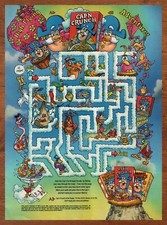 1992 Cap’n Crunch Cereal Vintage Print Ad/Poster Captain Maze 90s Kids Pop Art picture