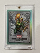 2025 Topps Marvel Mint Marvel Iron Fist Silver #65 Serial Numbered /75 picture