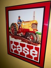 Case Farm Tractor Barn Farmer Dealer Garage Man Cave Advertising Sign picture