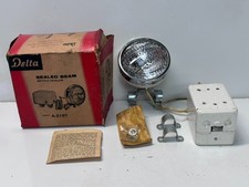 Delta NOS Sealed Beam Bicycle Headlight Balloon Schwinn Firestone Shelby A-2187 picture
