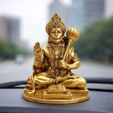 Solid Lord Hanuman Idol Statue For Spiritual Decor Vastu Pooja Home/office Gift picture