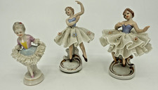 2 Sandizell Germany Dresden Lace Porcelain Dancers Plus 1 picture