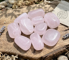 Extra Quality Pink Mangano Calcite Tumbled Stones (UV Reactive) Genuine Mineral picture