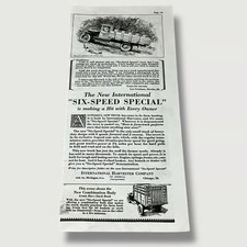 1929 International Harvester Truck The New International Six Speed Vintage Ad N picture