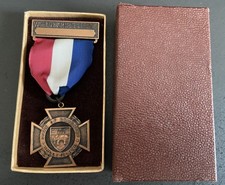 Rare WW2 Local Town Service Victory Medal- Coventry, Rhode Island - In Orig Box picture