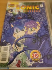Sonic the Hedgehog Comic # 96. 10th Anniversary picture