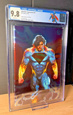 ⚡Absolute Superman #18 CGC 9.8 Dave Wilkins Alpha Foil DC 2026 LMT 1000⚡ picture