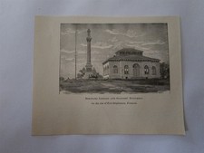 Birchard Library Soldiers Monument Fort Stephenson Fremont 1900 Ohio Krehbiel  picture