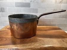 Benham & Froud English Copper Cookware Large Pan with Stamp 7.5” 3 Quarts picture